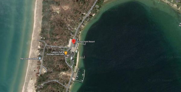 Portage Point Resort (Portage Point Inn) - Aerial Map